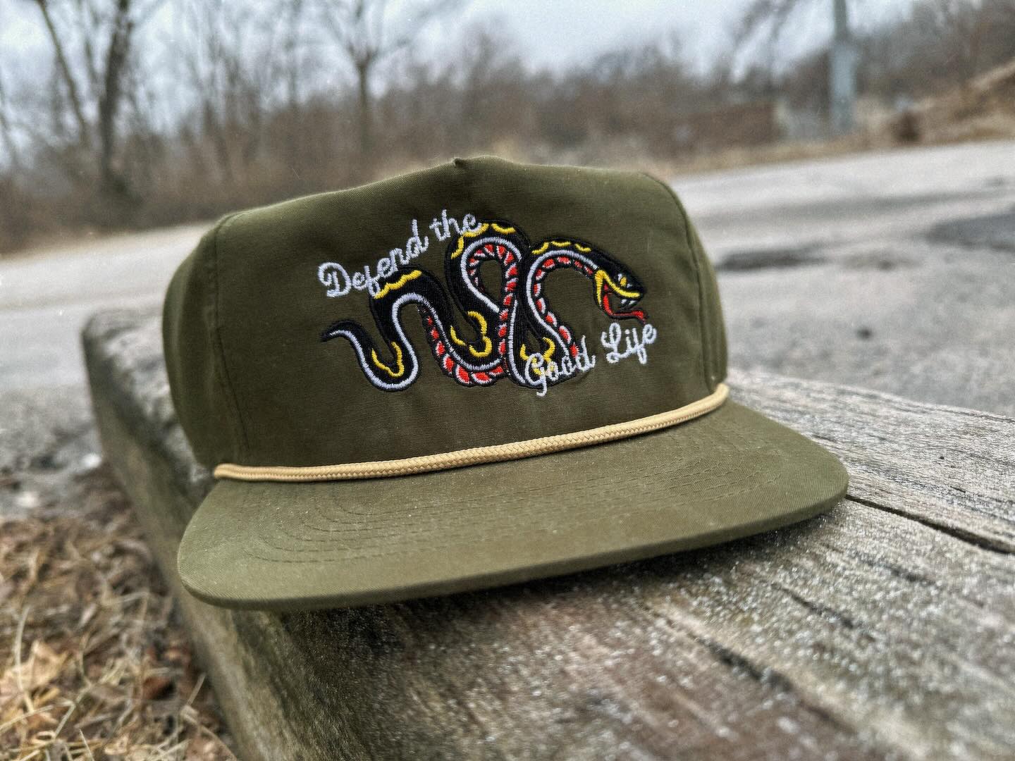 Defend the Good Life Snake - Rope Hat