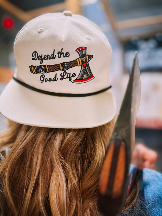 Defend the Good Life Hatchet - Rope Hat