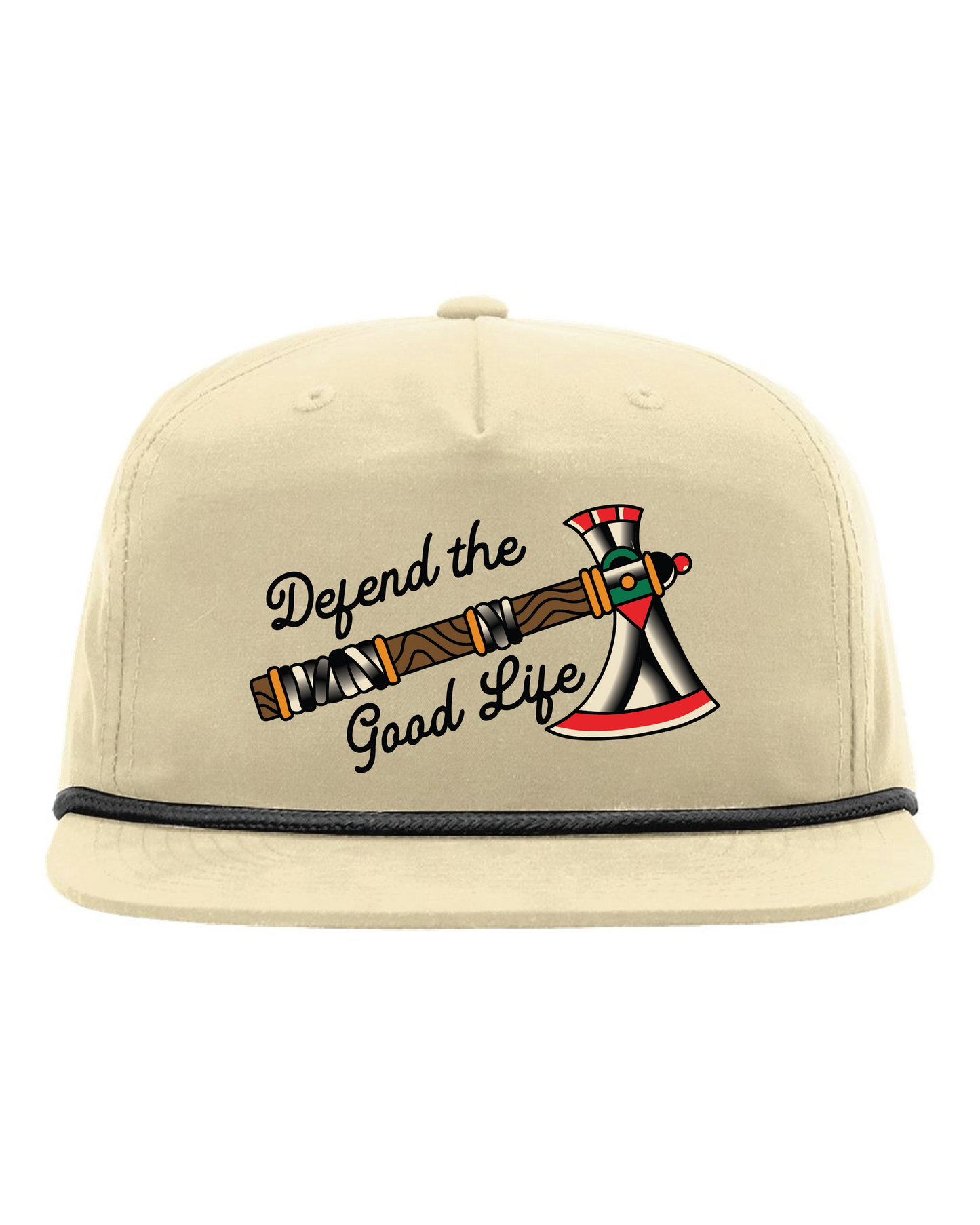 Defend the Good Life Hatchet - Rope Hat