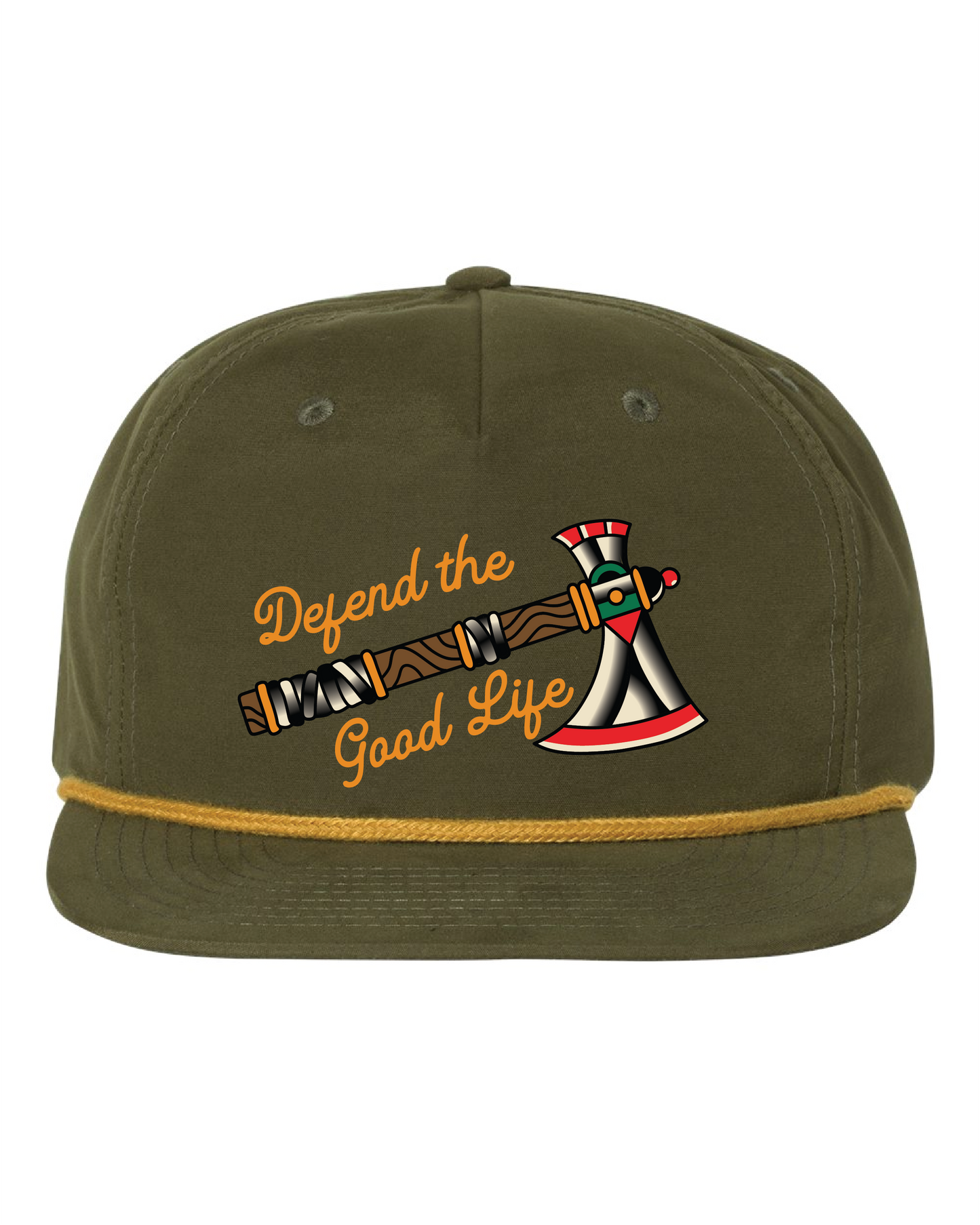 Defend the Good Life Hatchet - Rope Hat