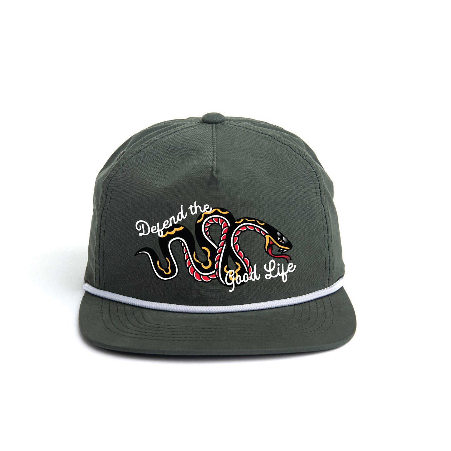 Defend the Good Life Snake - Rope Hat