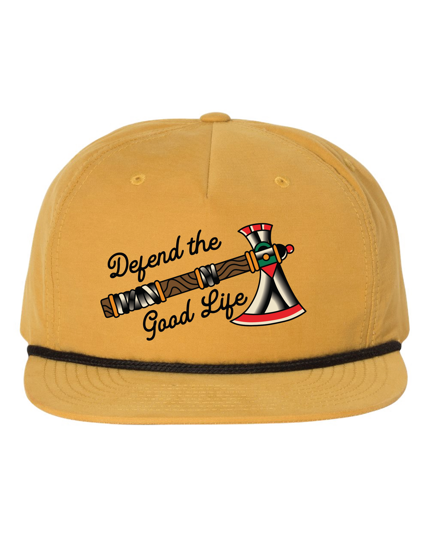 Defend the Good Life Hatchet - Rope Hat